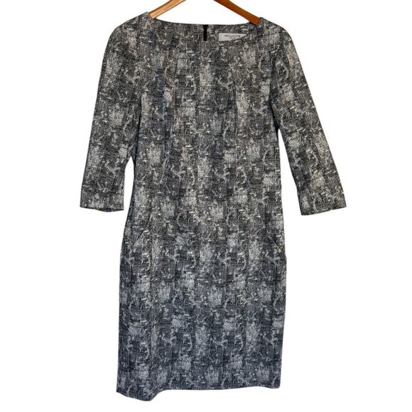 Not For Sale MM.‎ Lafleur Dress Women 10 Black Etsuko Sheath Minimalist - Picture 2 of 8